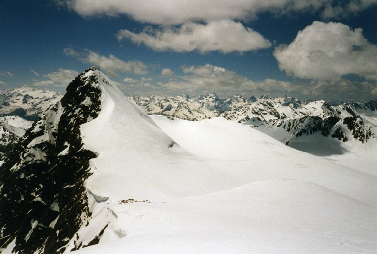 Widok z Wilder Pfaff 3 - Zuckerhütl wyglądał za stromo