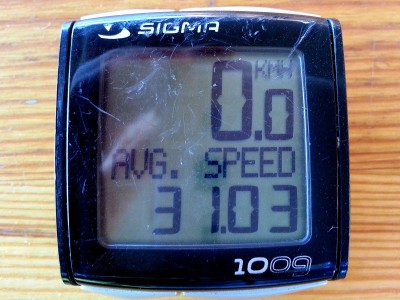 Średnia z ponad 17km w terenie