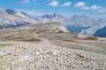 Widok z Parker Ridge W1 (2330 m). M.in. Cirrus Peak i Weeping Wall