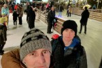 W końcu na łyżwach na jarmarku