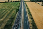 Na autostradzie w stronę Jaca (zdj. Instagram QHyTR)