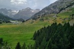 Z autobusu do Hospital de Benasque