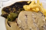Entrecot a la pimienta verde o a roquefort