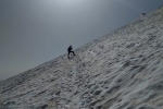 Zaczyna się końcowe podejście pod szczyt (ok. 3200m)